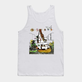 Home Is Where You Park It - Hippie Van Camper Festival Tank Top